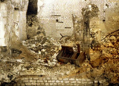 Interior of a Bombed House, Reims, Marne, France, 1917 by Fernand Cuville